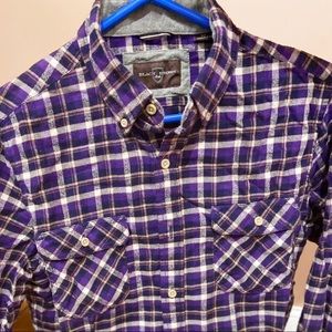 Men’s Purple Flannel Button Down